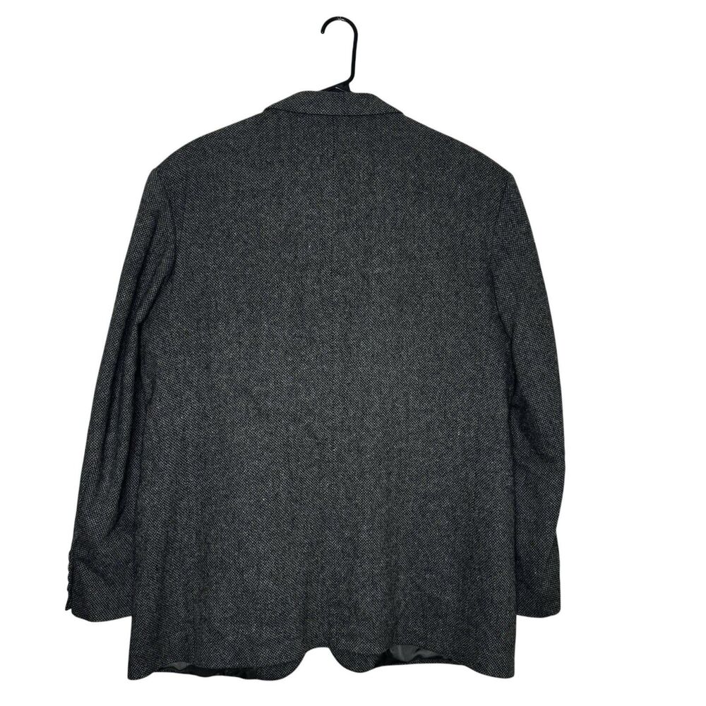 Lands End Men’s Blazer Tweed Sport Coat 43R Wool Lambswool Made in USA Vintage - Picture 9 of 9